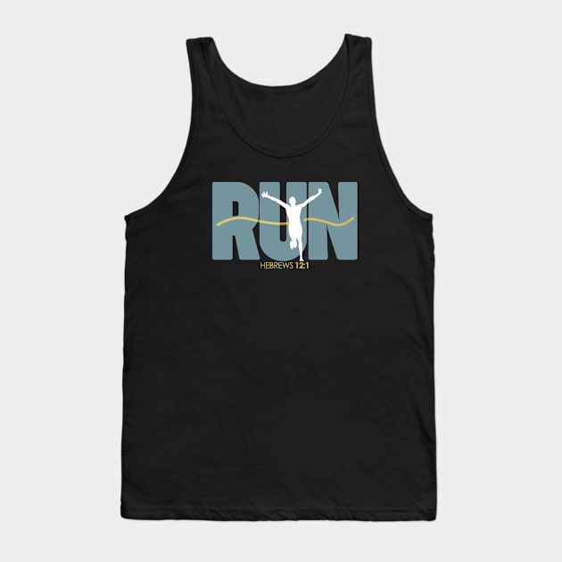 RUN - Bible - D3 Designs Tank Top by D3Apparels